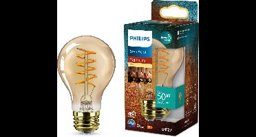 Philips Deco LED - SceneSwitch - 50W - E27 fitting - A60 Standaard lampvorm - Amberkleurige lamp