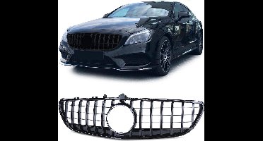 Sport Grill Voor Mercedes CLS C218 Glans Zwart Amg GT Look Coupe Shooting Brake Panamericana