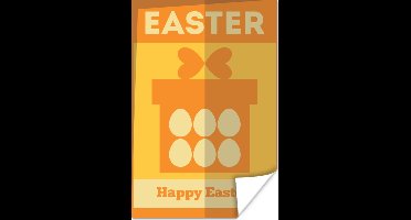 Poster Quotes - Easter - Happy Easter! - Cadeau - Pasen - 20x30 cm