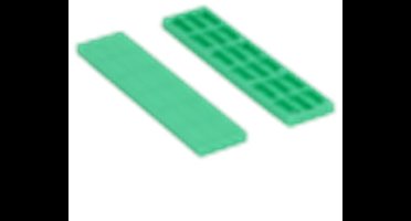Rasterblokje 24x5mm Groen 100/Zak