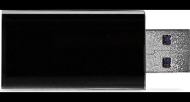 Xccess USB-A naar USB-C Adapter - Zwart