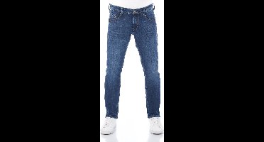 Mustang Heren Jeans Broeken Oregon tapered Fit Blauw Volwassenen Denim Jeansbroek