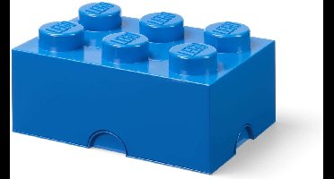 Opbergbox Brick 6, Blauw - LEGO