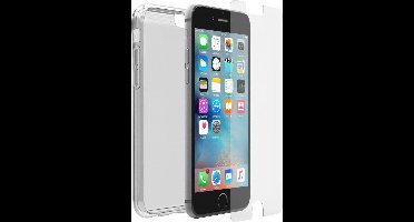 OtterBox Clear Skin voor Apple Iphone 6/6s + Alpha Glass screenprotector - Transparant