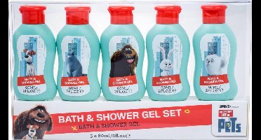 Illumination The Secret Life Of Pets Bath & Shower Gel 5x60ml
