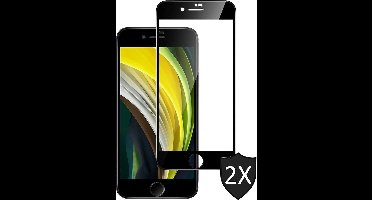 Screenprotector geschikt voor iPhone SE 2022 / 2020 / 8 / 7 - 2x FullGuard Screen Protector