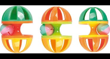 Flamingo - Konijnenspeelgoed Halter - Assorti - 6.5 x 6.5 x 10 cm