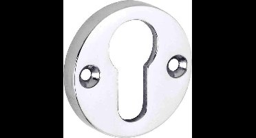 Cilinderrozet Elegant glans chroom