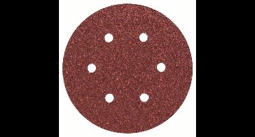 Bosch 5-delige schuurbladset voor excenterschuurmachines 150 mm geperforeerd - korrel 40