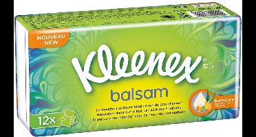 Kleenex Zakdoeken Balsam 12 pakjes a 9 zakdoekjes