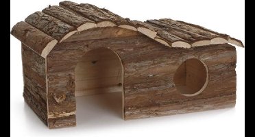 Beeztees Forest Arch Blokhut - Knaagdier - 43x28x22 cm
