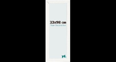 Your Decoration - Fotolijst 33x98 cm - MDF - Wit Geveegd - Pisa
