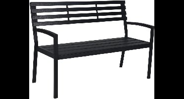 Tuinbank - 2 persoons - L115XB55XH85 cm - zwart