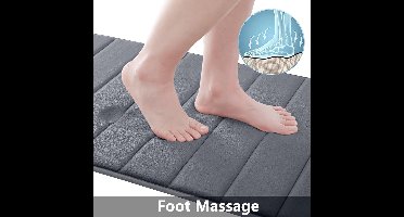 Badmat-40 x 120 cm-antislip-zwart-c