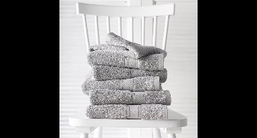 De Witte Lietaer Handdoeken Helene Dove 50 x 100 cm - 6 stuks - Katoen