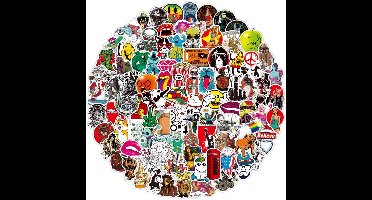 100 Stuks Graffiti Vinyl Stickers voor Waterfles, Laptop en Skateboard