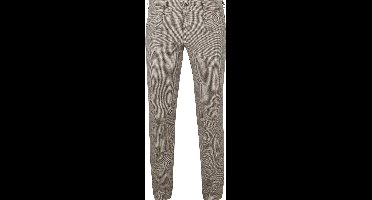 Suitable Chino broek Pico Pleat Flanel Print Beige - Maat 56 - Heren - Mannen broeken