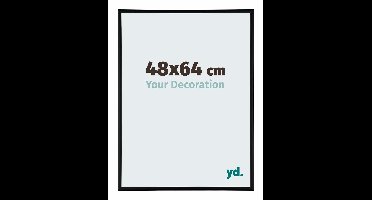 Your Decoration - Puzzellijst 48x64 cm - Zwart Mat - Puzzellijst 500-1000 stukjes - Aluminium Fotolijst - Kent