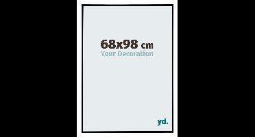 Your Decoration - Fotolijst 68x98 cm - Kunststof - Zwart Mat - Evry