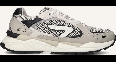 HUB Slam-m Sneakers Heren - Leren Sneaker - Beige - Maat 43