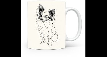 Beker Vlinderhondje (Papillon/Phalène)