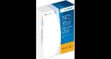 Hechtetiketten voor drukmachines, DP1, 25 x 40 mm, wit, permanent hechtend