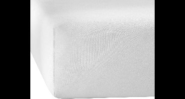 De Witte Lietaer Hoeslaken Elena White - 140 x 200/220 x h 30 - Katoen Jersey