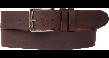 Petrol Industries Riem Heren - Broekriem - Leer - Bruin - 90 cm - M