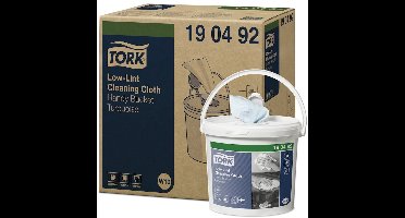 TORK 190492 Voetarme reinigingsdoekjes in de W10-doneremmer, 1-laags Aantal: 800 stuk(s)