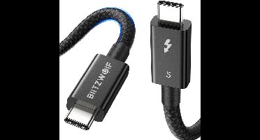Blitzwolf Usb-C Naar Usb-C Kabel 240W 1,5M Voor Snel Opladen