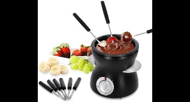 RVV® Fondueset - Fondue - Fondueset elektrisch - ‎Zwart - ‎13cm x 13cm x 14cm