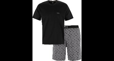 BOSS Relax Short Set - heren shortama set - donkergrijs