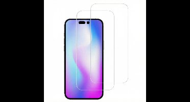 Accezz Screen protector - Geschikt voor Apple iPhone 14 Pro - 2 pack glass screenprotector