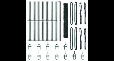 vidaXL - Hekpaal. - Groen