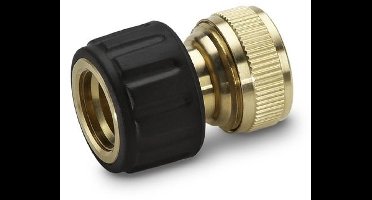 Kärcher Home & Garden 2.645-018.0 Messing Slangkoppeling 19 mm (3/4) Ø Waterstop