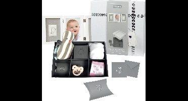 Dooky Baby Hand- en Voetafdruk Lijst met Memory Box – Foto en Klei Afdrukken – Huidvriendelijk & Eenvoudig te Maken – Kraam- of Cadeau Geschenk
