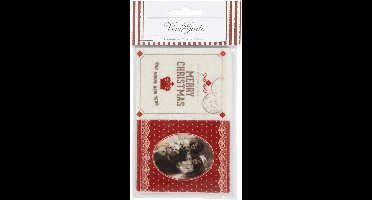 Vilt decoratie afm 6 5x8 5 cm dikte 1 mm 4div