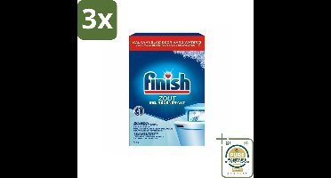 3 x Finish Vaatwasmachine Zout 4 kg - Grootverpakking - Vaatwasmachine Zout - Kalkverwijdering - Vaatwasmachine Bescherming - Kalkaanslag Voorkomen - Vaatwasmachine Filter Beschermen