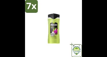 7 x AXE – Douchegel – Epic Fresh Fresh Boost 3-in-1 – 400 ml - Grootverpakking - Douchegel - Frisheid - Lichaam - Gezicht - Haar