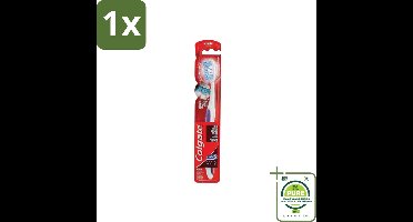 1 x Colgate - Tandenborstel - 360 Optic White Medium- Wit - 1 Tandenborstel - Tandenborstel - Tanden Bleken - Tanden Poetsen - Colgate - 360 Reiniging