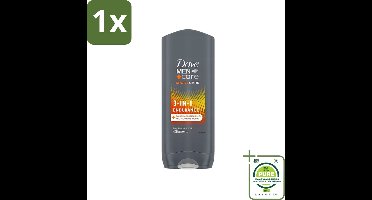 1 x Dove - Shower Gel - 3-in-1 - Men Care Sport Care Endurance - Verfrissend en energiek - 250 ml - Douchegel - Dove - Mannen - Sport - Hydratatie