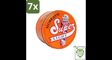 7 x Murray's - Super Light - Pomade - Lichtgewicht Hold - Glanzende Afwerking - 85 ml - Grootverpakking - Haarproducten - Pomade - Lichte Hold - Glans - Murray's