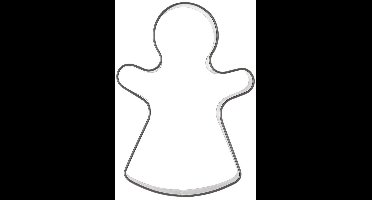 Orion - Stalen Koekjesvorm - Lalka - 6,8 cm - Duurzaam