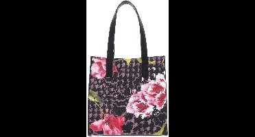 Ted Baker schoudertas shopper Tuliia Floral Printed Icon Bag Black veelkleurig