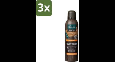 Kneipp - Douche schuim - Men - Warm Woods - Warme houtgeur - 200 ml - Bulkverpakking - 3 stuks