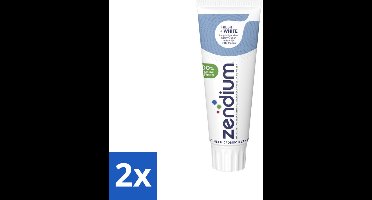 Zendium - Tandpasta - Fresh+ White - 75 ml - Voordeelverpakking - 2 stuks