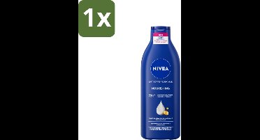 1 x Nivea - Body Milk - 72u Hydratatie - Droge tot Zeer Droge Huid - 400 ml - NIVEA Body Milk - Hydratatie - Droge Huid - Zeer Droge Huid - 72u Hydratatie
