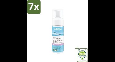 7 x WELEDA - Reinigingsmousse - Mild - 150 ml - Grootverpakking - Reinigingsmousse - Milde Reiniging - Normale Huid - Gemengde Huid - Biologische Hamamelis