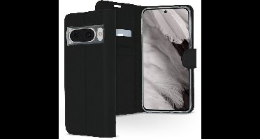 Accezz Hoesje - Geschikt voor Google Pixel 8 Pro - Wallet Softcase Bookcase - Zwart