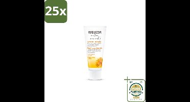 25 x WELEDA - Tandpasta - Calendula - 75 ml - Grootverpakking - Tandpasta Calendula - Natuurlijke Tandpasta - Mondverzorging - Gezonde Mond - Mondholte